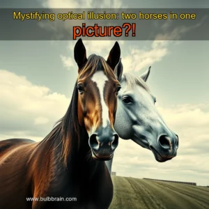 Read more about the article Mystifying optical illusion: two horses in one picture?!
