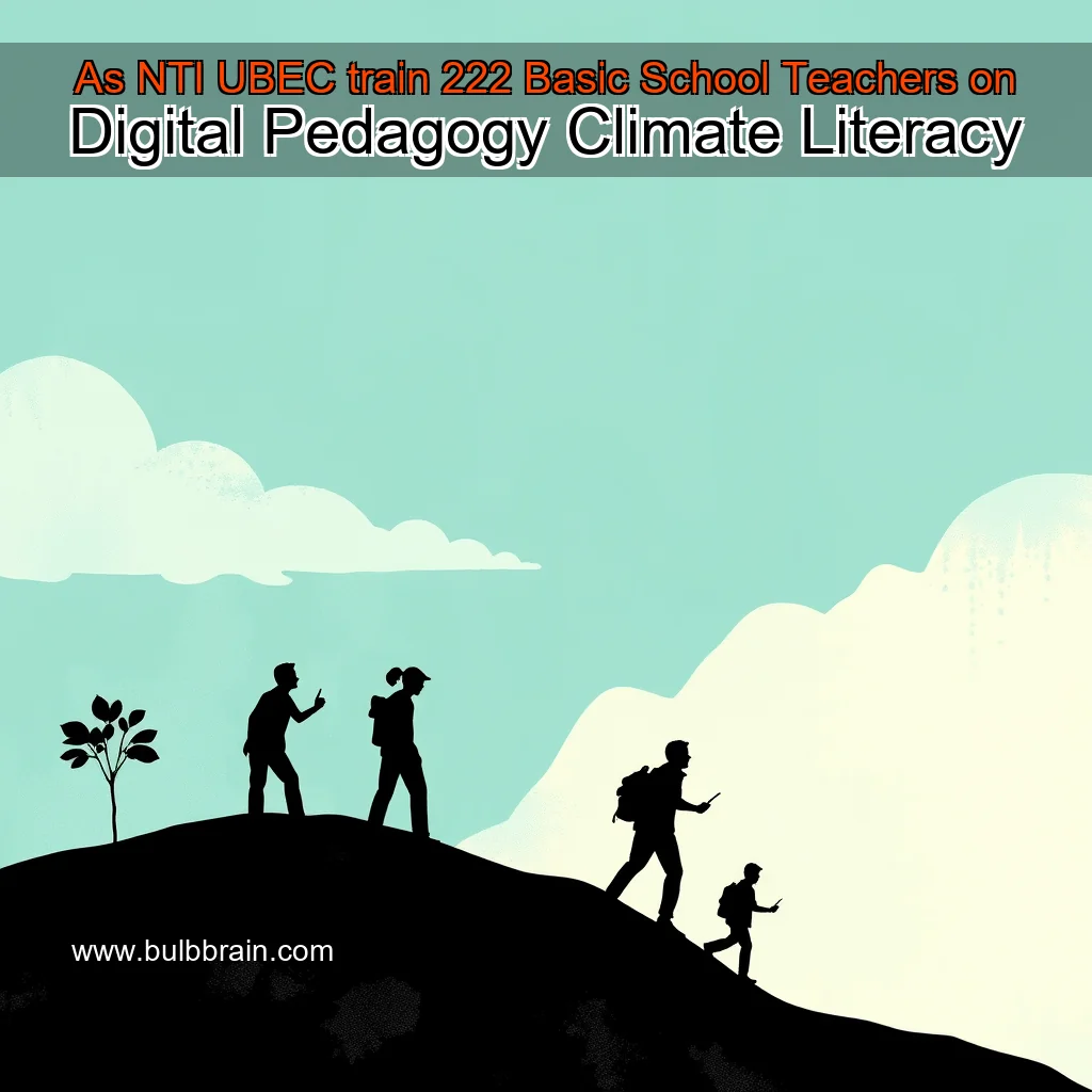 You are currently viewing As NTI  UBEC train 222 Basic School Teachers on Digital Pedagogy  Climate Literacy