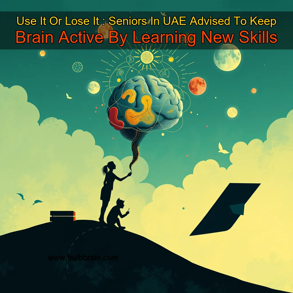 You are currently viewing Use It Or Lose It : Seniors In UAE Advised To Keep Brain Active By Learning New Skills