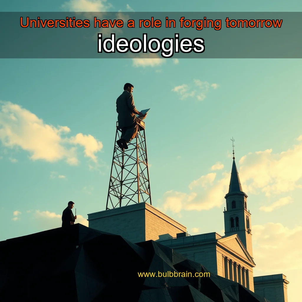 Read more about the article Universities have a role in forging tomorrow ideologies
