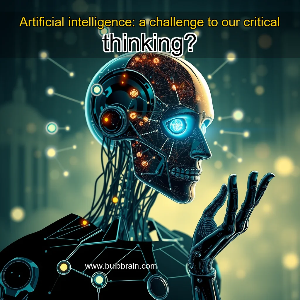 Read more about the article Artificial intelligence: a challenge to our critical thinking?