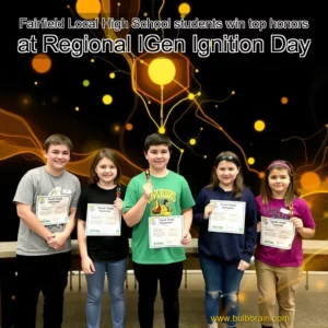 Read more about the article Fairfield Local High School students win top honors at Regional IGen Ignition Day