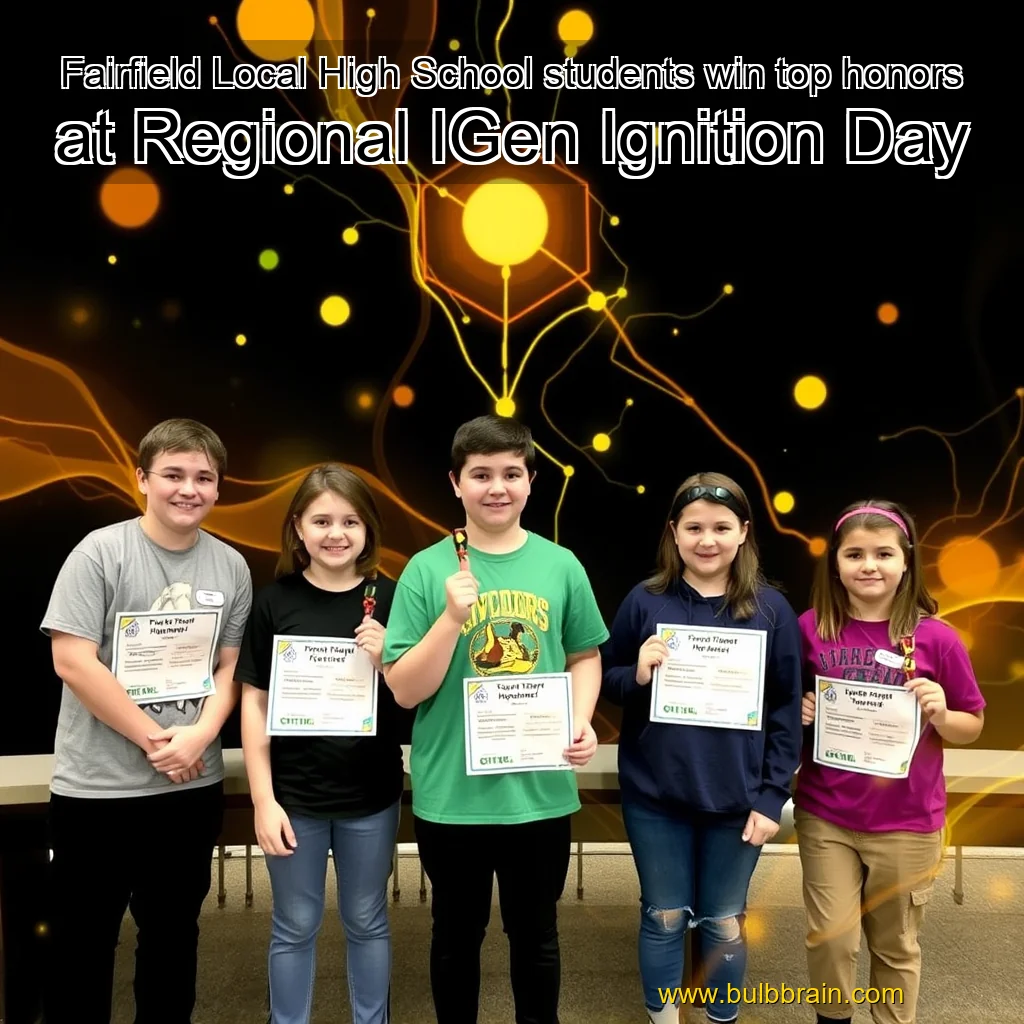 Read more about the article Fairfield Local High School students win top honors at Regional IGen Ignition Day