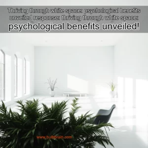 Read more about the article Thriving through white space: psychological benefits unveiled


 response: thriving through white space: psychological benefits unveiled!