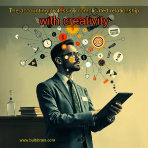 Artistic representation for The accounting profession complicated relationship with creativity