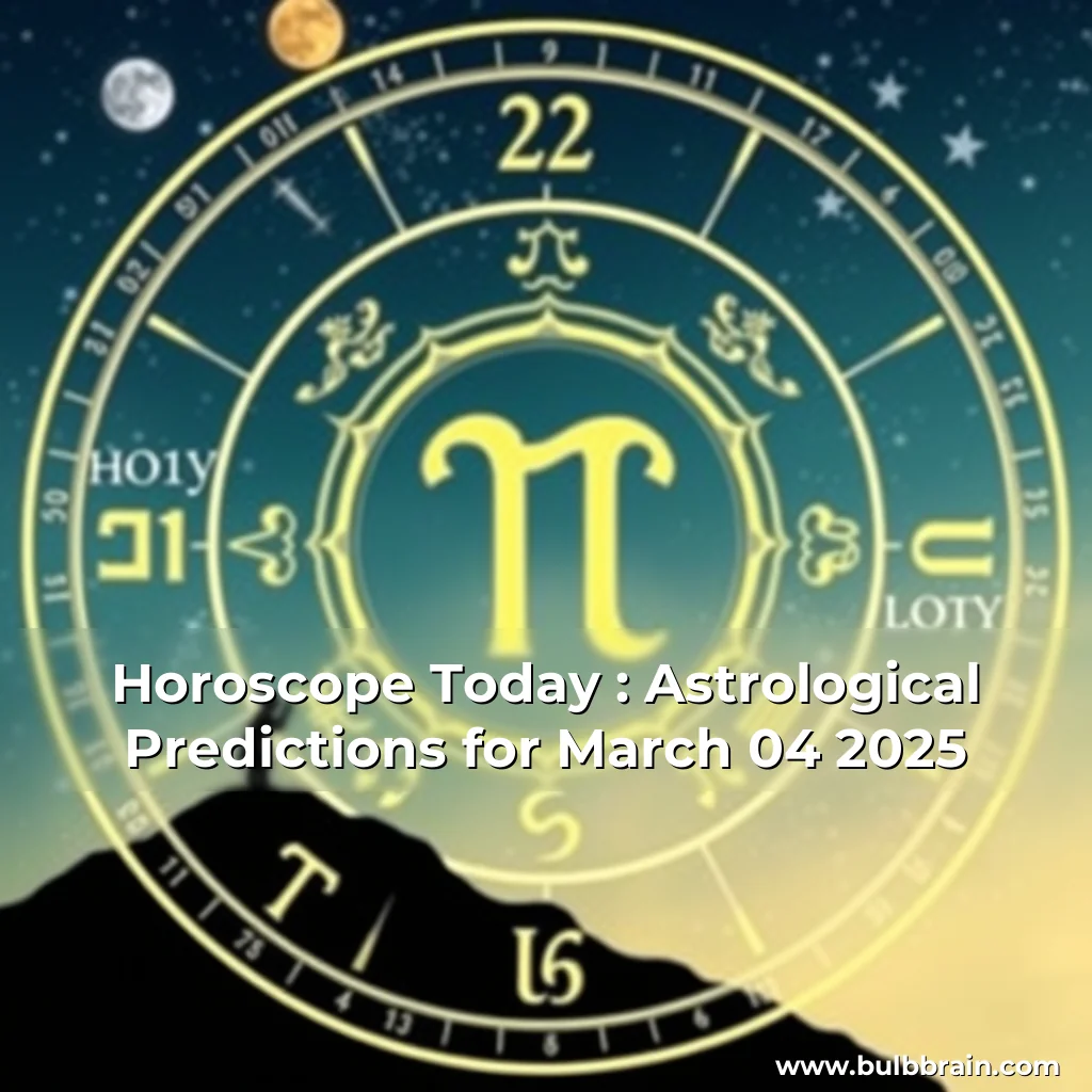 Read more about the article Horoscope Today : Astrological Predictions for March 04  2025