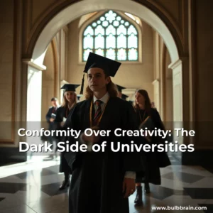 Artistic representation for Conformity Over Creativity: The Dark Side of Universities