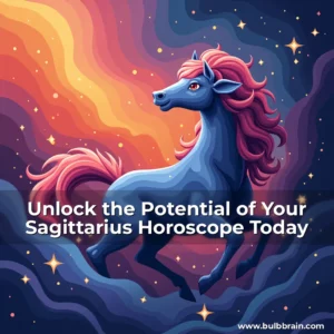 Artistic representation for Unlock the Potential of Your Sagittarius Horoscope Today