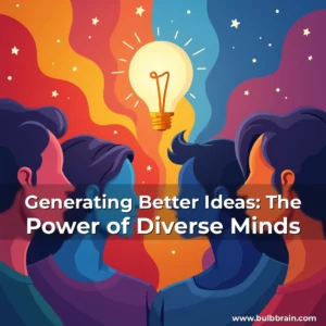 Artistic representation for Generating Better Ideas: The Power of Diverse Minds