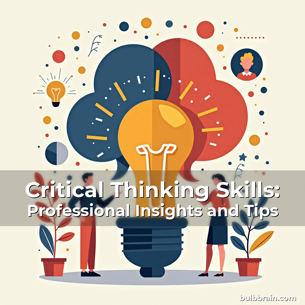 Read more about the article Critical Thinking Skills: Professional Insights and Tips