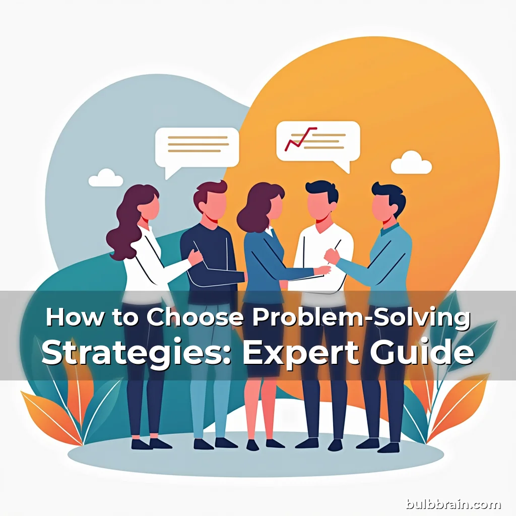 Artistic representation for How to Choose Problem-Solving Strategies: Expert Guide