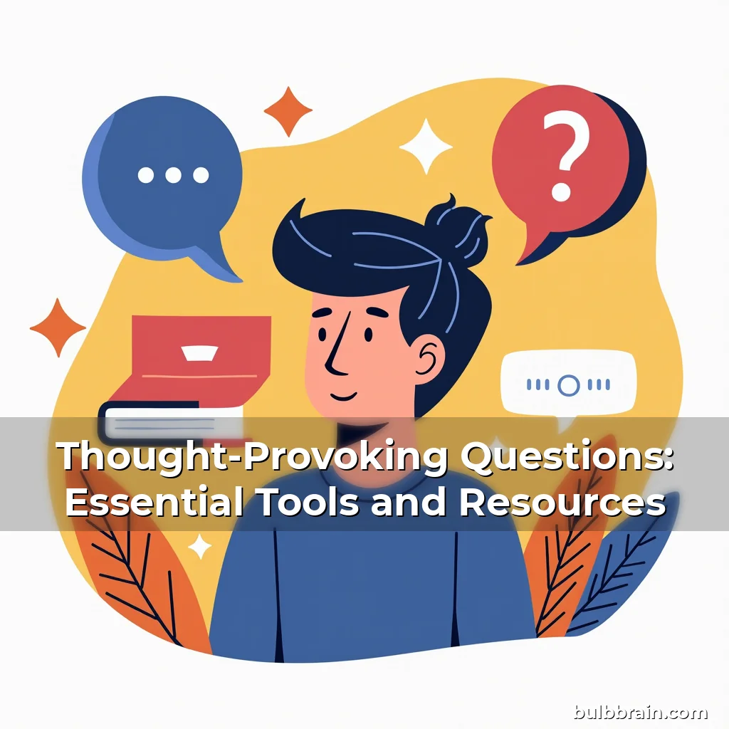 Artistic representation for Thought-Provoking Questions: Essential Tools and Resources