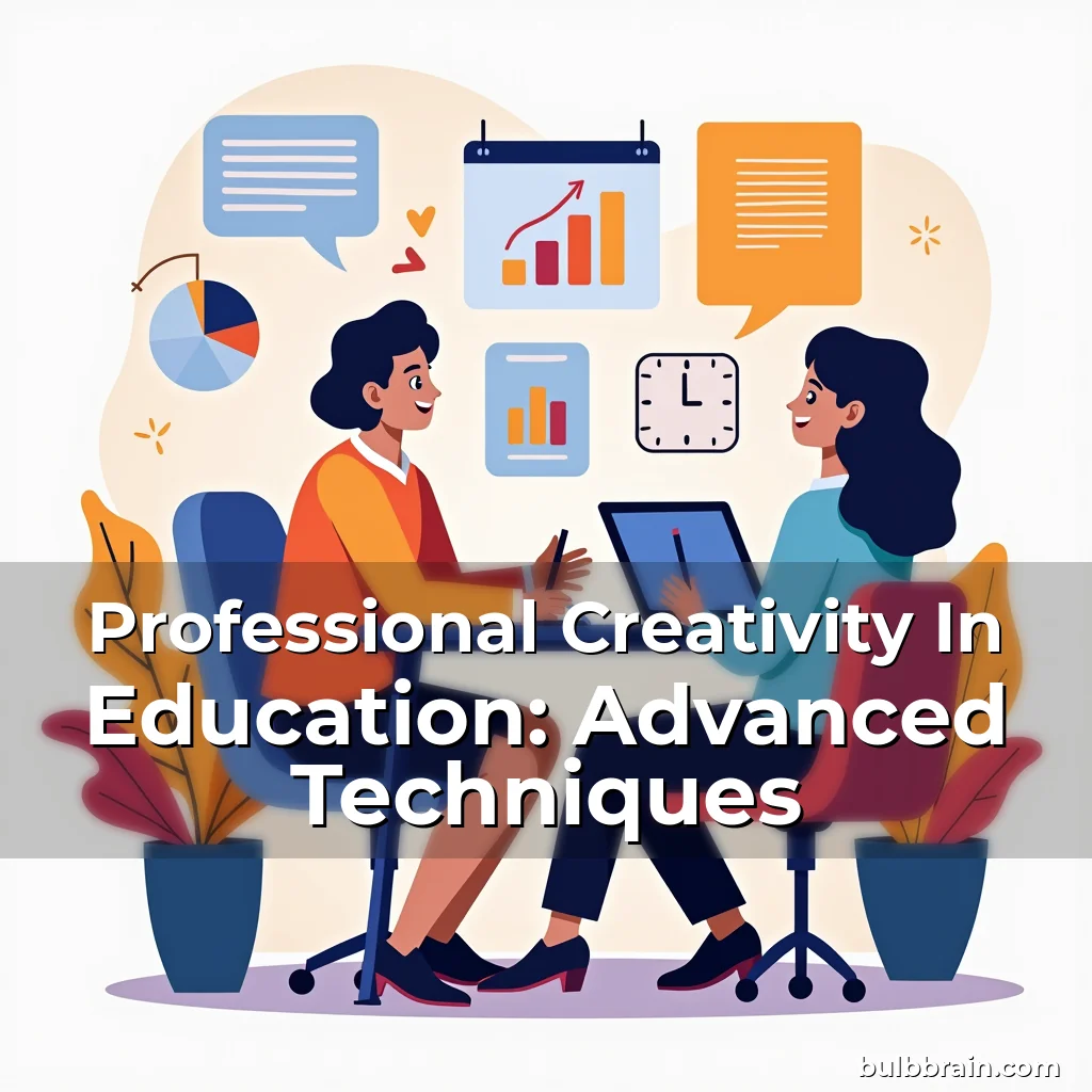 Artistic representation for Professional Creativity In Education: Advanced Techniques