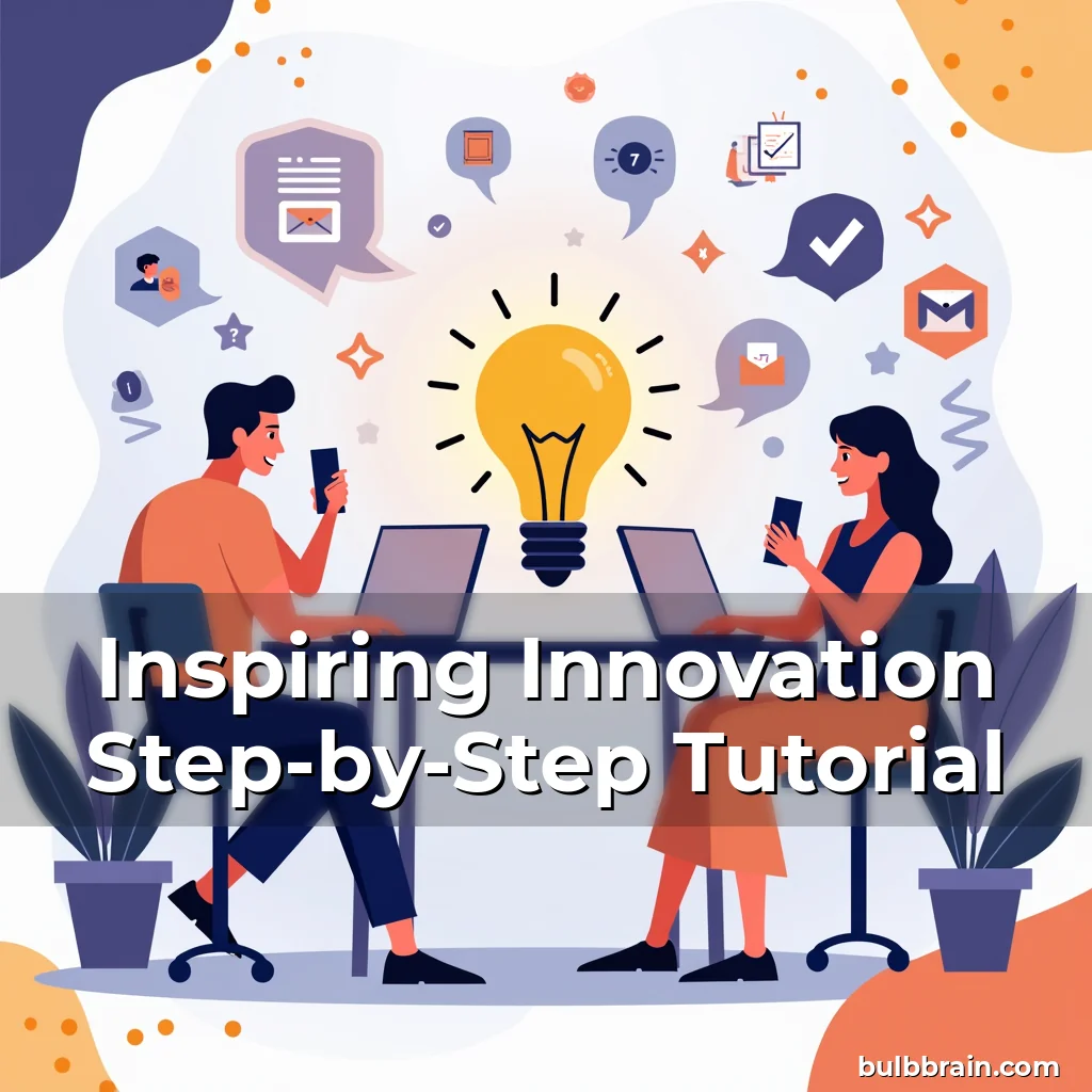 Artistic representation for Inspiring Innovation Step-by-Step Tutorial