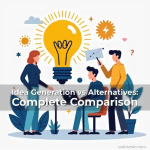 Artistic representation for Idea Generation vs Alternatives: Complete Comparison