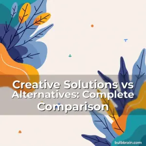 Artistic representation for Creative Solutions vs Alternatives: Complete Comparison