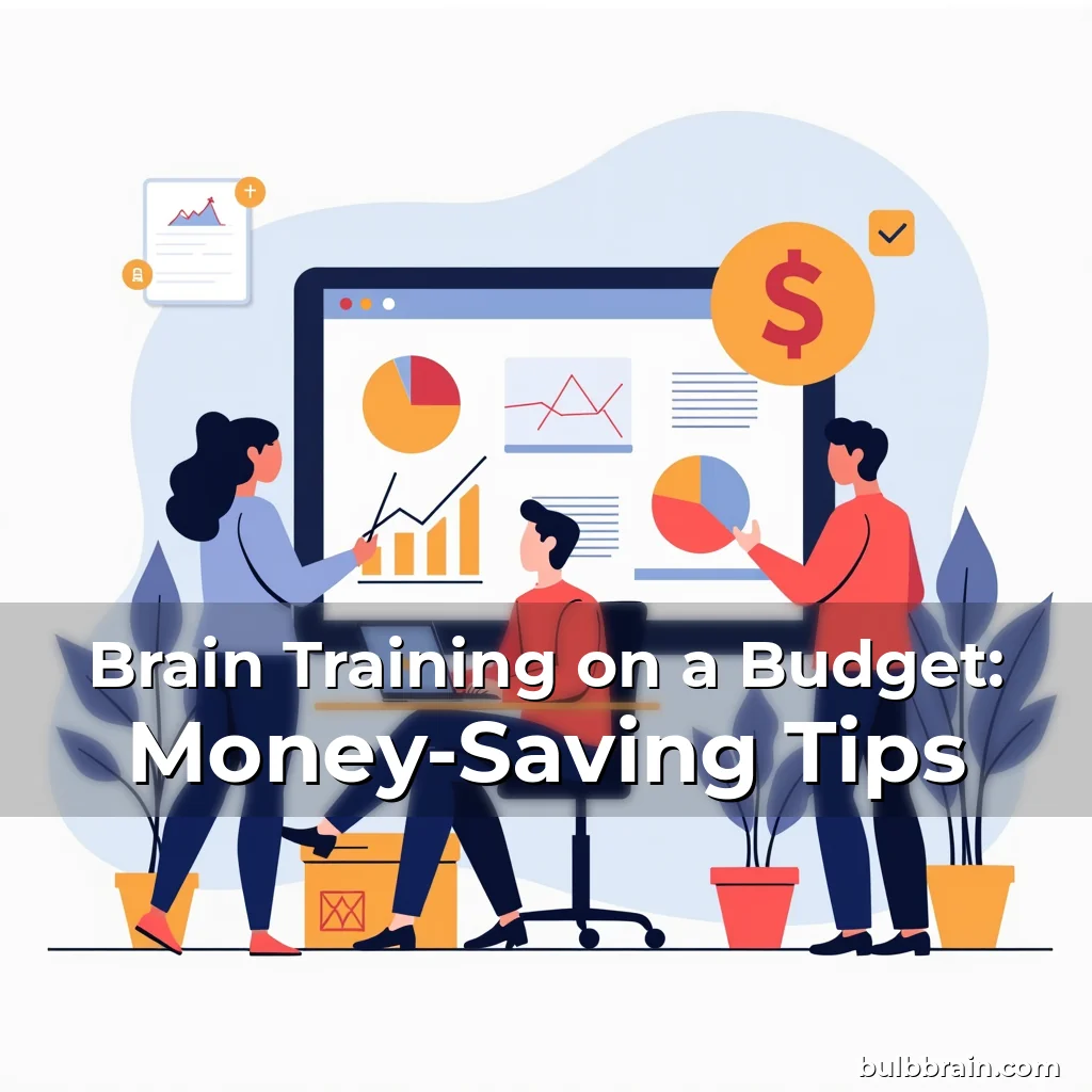 Artistic representation for Brain Training on a Budget: Money-Saving Tips
