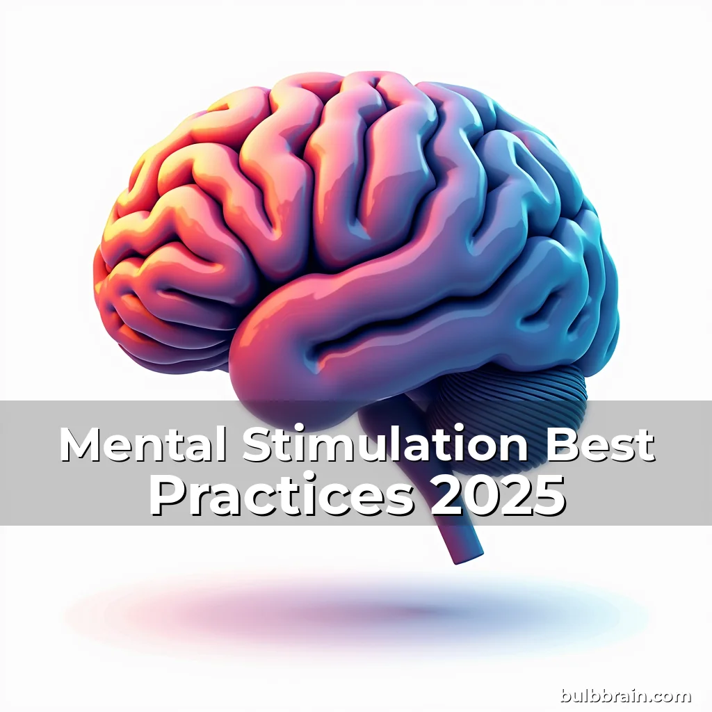 Artistic representation for Mental Stimulation Best Practices 2025