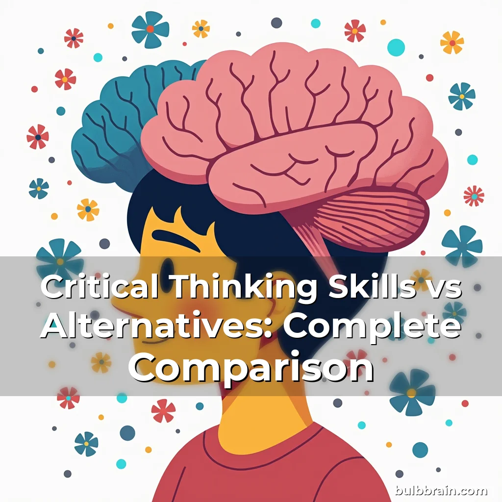Artistic representation for Critical Thinking Skills vs Alternatives: Complete Comparison