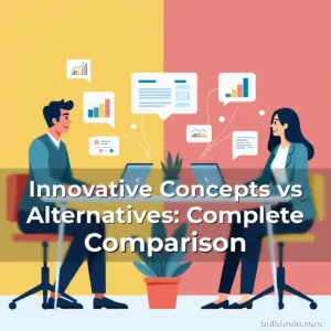 Artistic representation for Innovative Concepts vs Alternatives: Complete Comparison