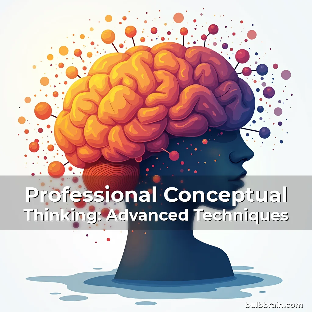 Artistic representation for Professional Conceptual Thinking: Advanced Techniques