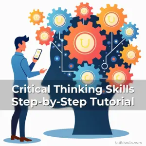 Artistic representation for Critical Thinking Skills Step-by-Step Tutorial