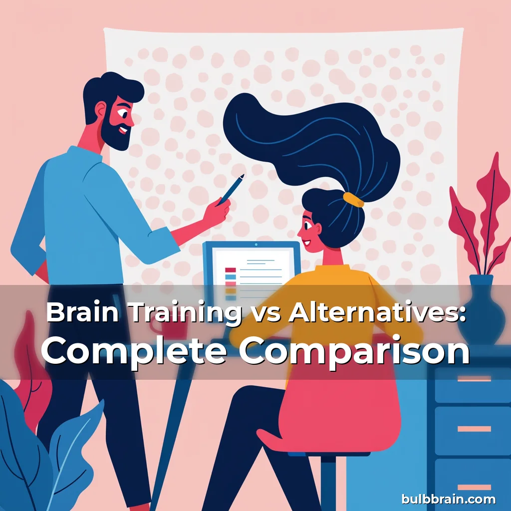 Artistic representation for Brain Training vs Alternatives: Complete Comparison