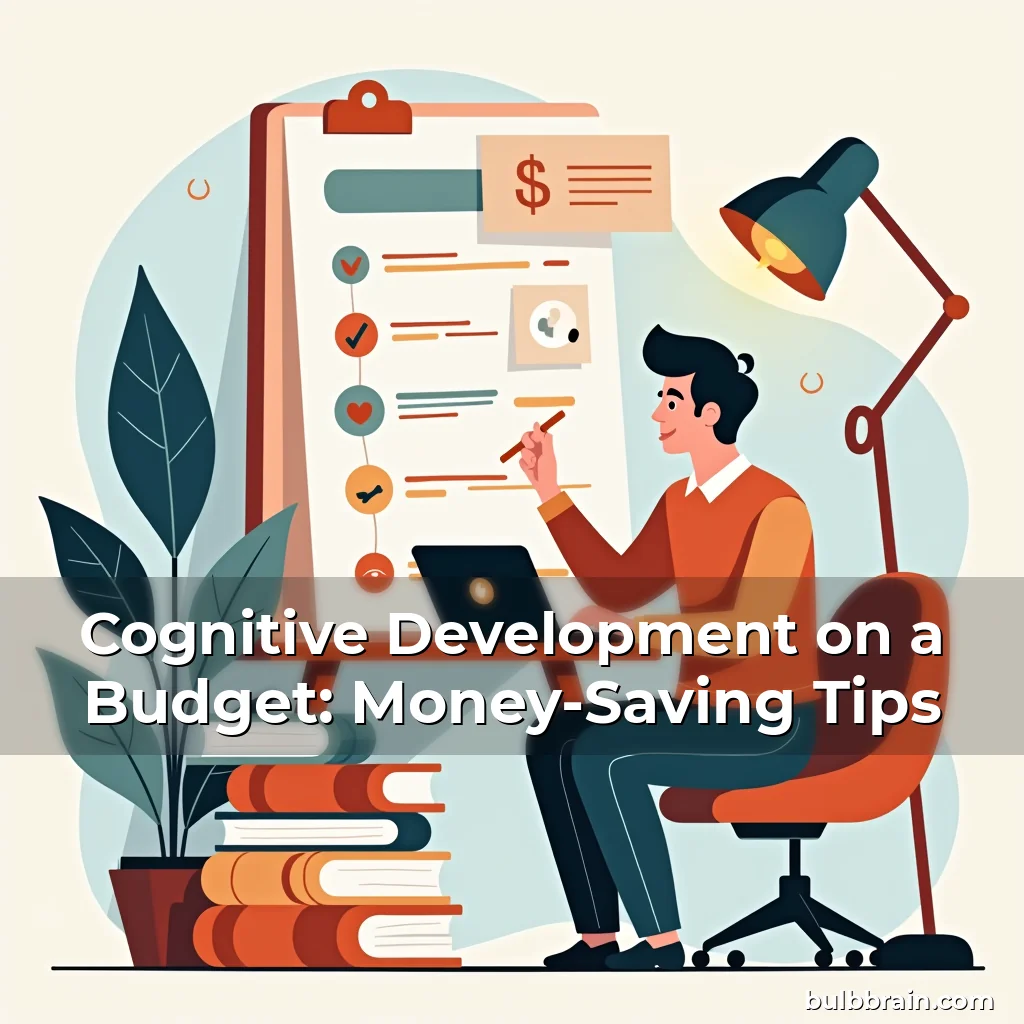 Artistic representation for Cognitive Development on a Budget: Money-Saving Tips