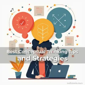 Artistic representation for Best Conceptual Thinking Tips and Strategies
