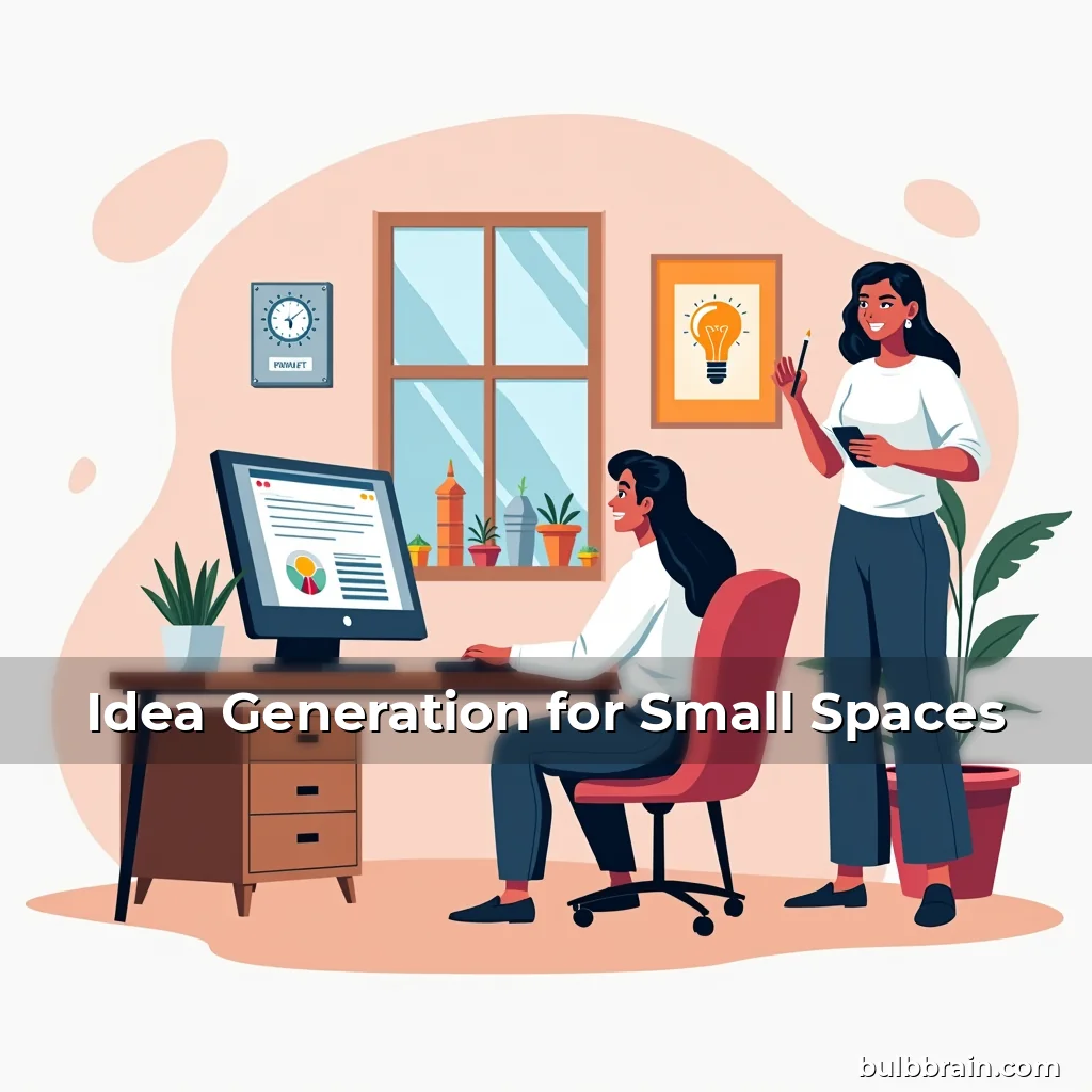 Artistic representation for Idea Generation for Small Spaces