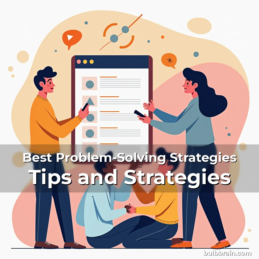 Artistic representation for Best Problem-Solving Strategies Tips and Strategies