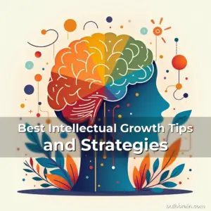 Artistic representation for Best Intellectual Growth Tips and Strategies