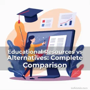Artistic representation for Educational Resources vs Alternatives: Complete Comparison