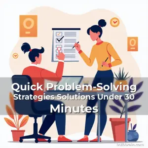 Artistic representation for Quick Problem-Solving Strategies Solutions Under 30 Minutes