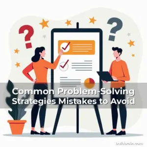Artistic representation for Common Problem-Solving Strategies Mistakes to Avoid