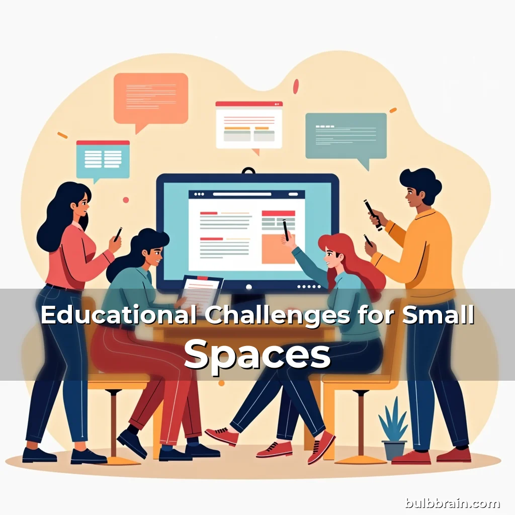 Artistic representation for Educational Challenges for Small Spaces