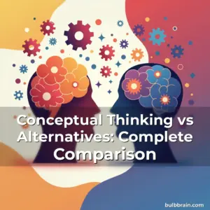 Artistic representation for Conceptual Thinking vs Alternatives: Complete Comparison