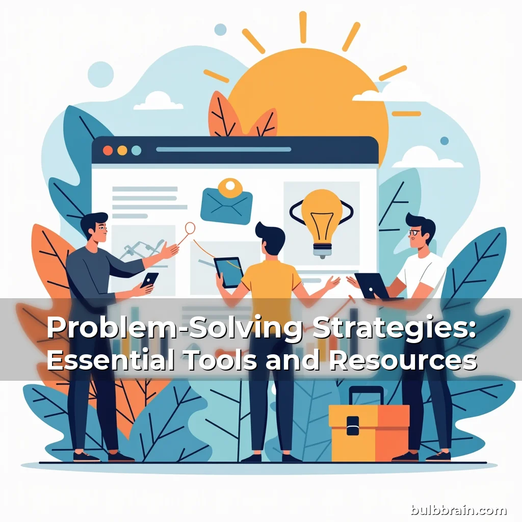 Artistic representation for Problem-Solving Strategies: Essential Tools and Resources
