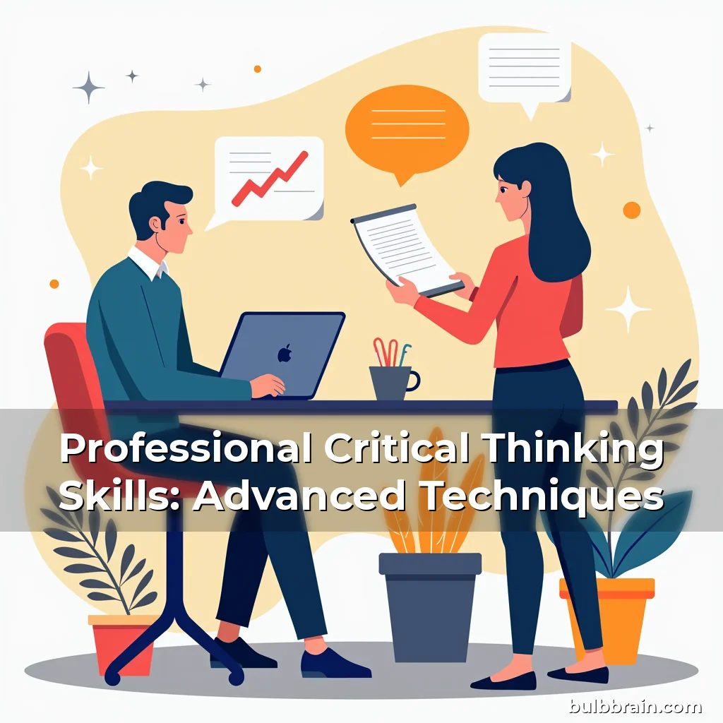Artistic representation for Professional Critical Thinking Skills: Advanced Techniques
