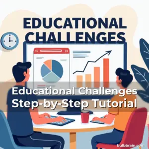 Artistic representation for Educational Challenges Step-by-Step Tutorial