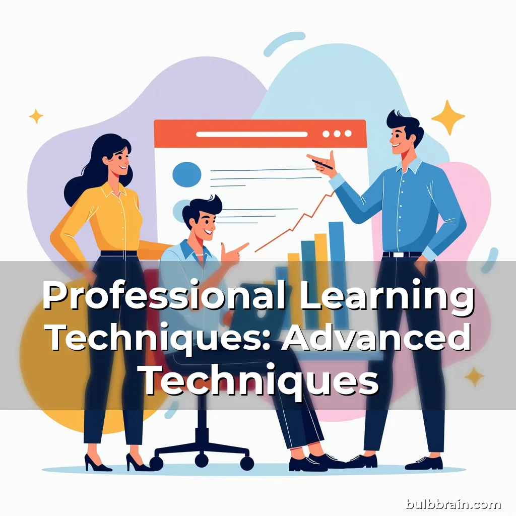 Artistic representation for Professional Learning Techniques: Advanced Techniques