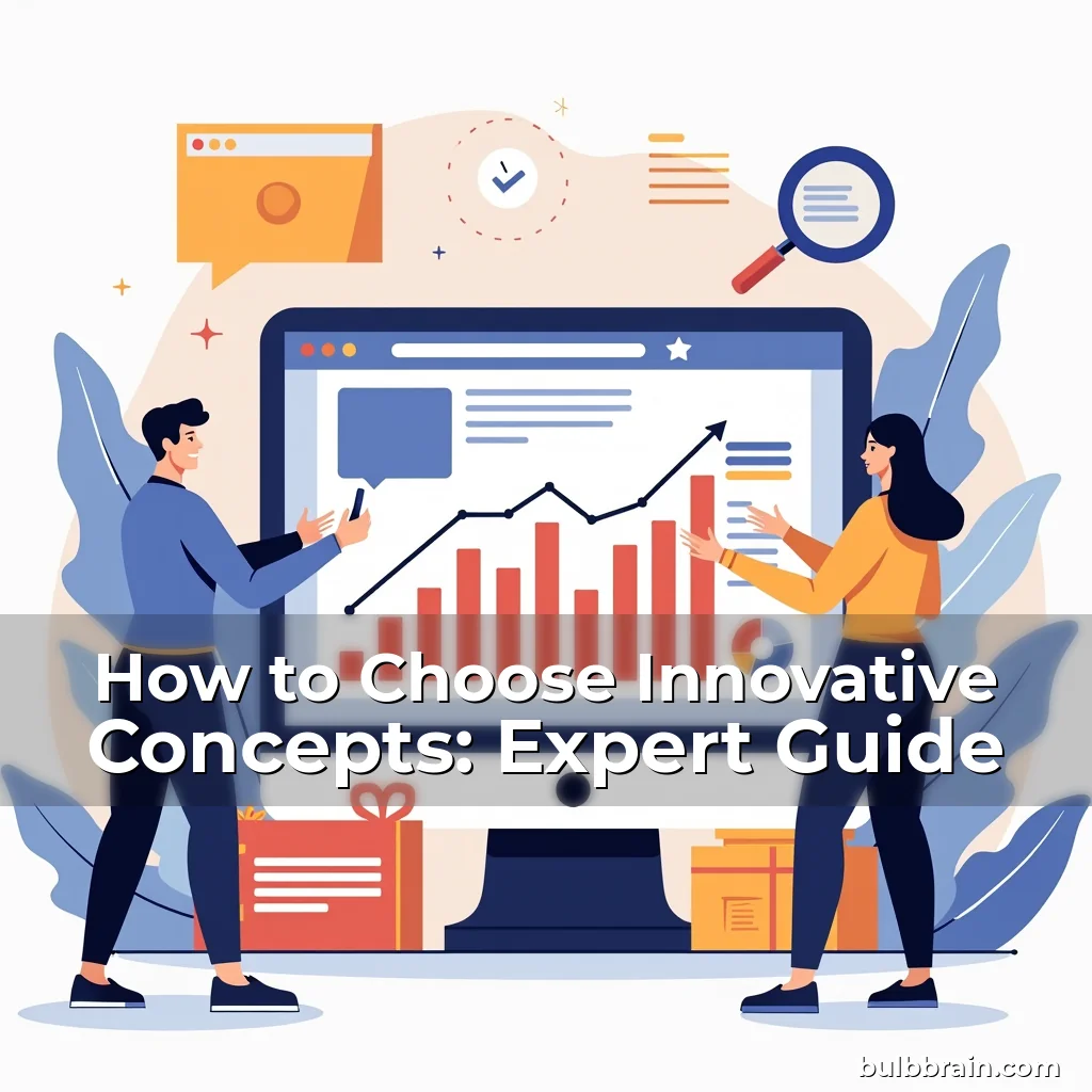 Read more about the article How to Choose Innovative Concepts: Expert Guide