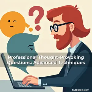 Artistic representation for Professional Thought-Provoking Questions: Advanced Techniques