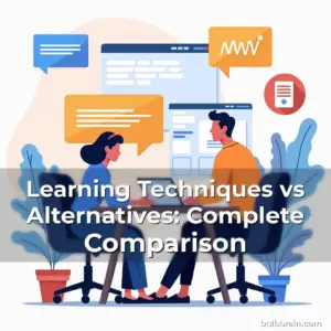 Artistic representation for Learning Techniques vs Alternatives: Complete Comparison
