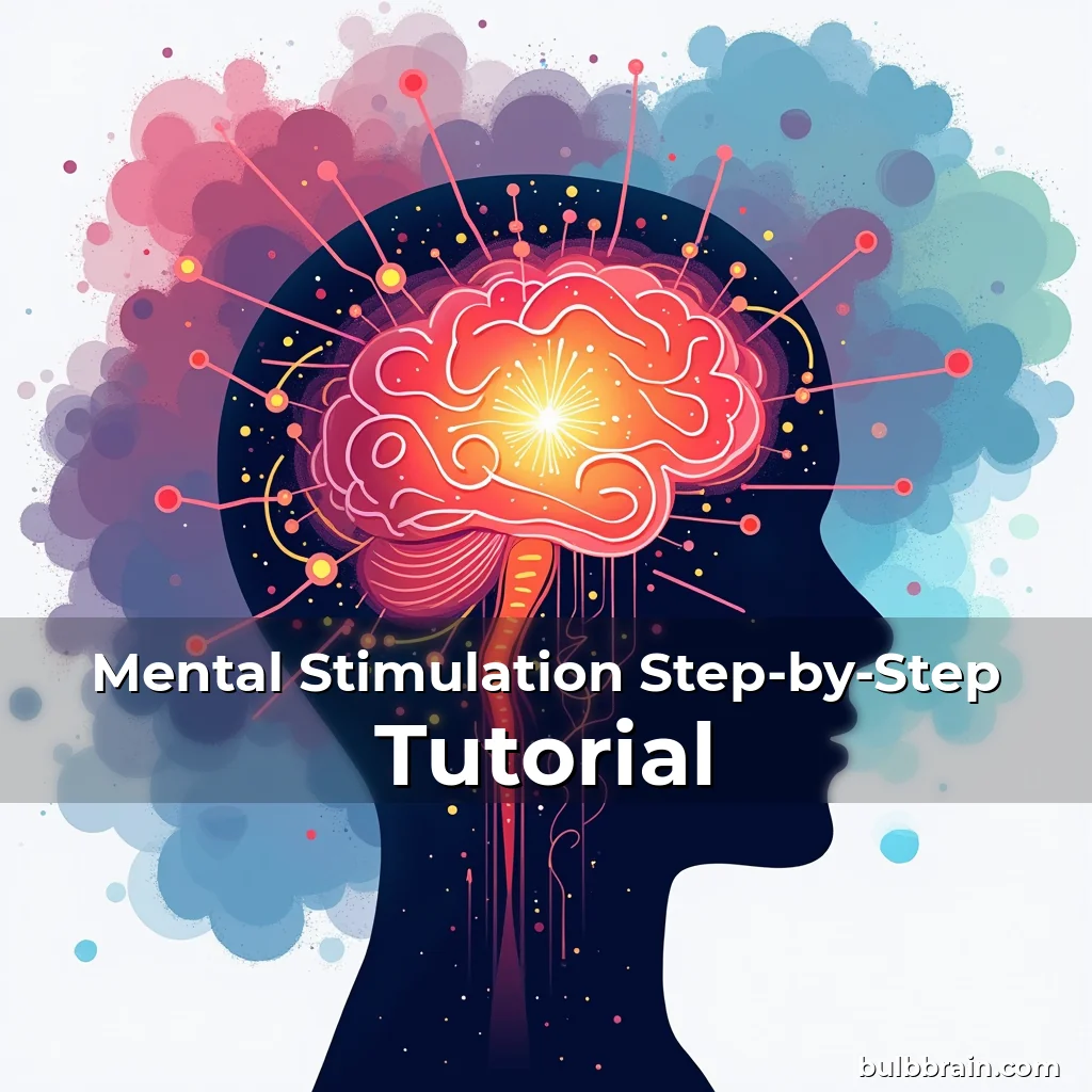 Artistic representation for Mental Stimulation Step-by-Step Tutorial