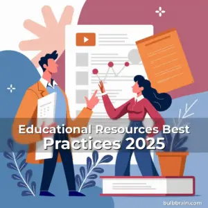 Artistic representation for Educational Resources Best Practices 2025