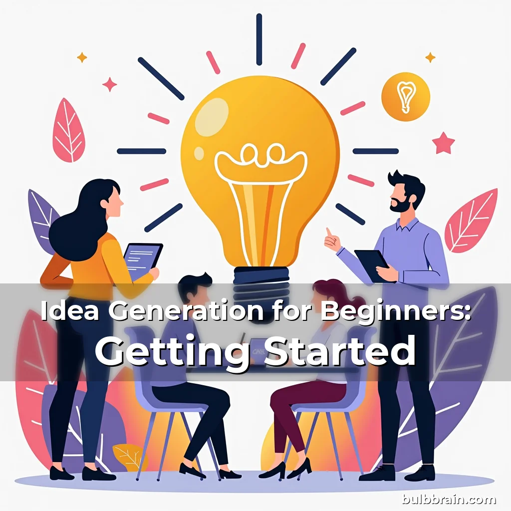 Artistic representation for Idea Generation for Beginners: Getting Started