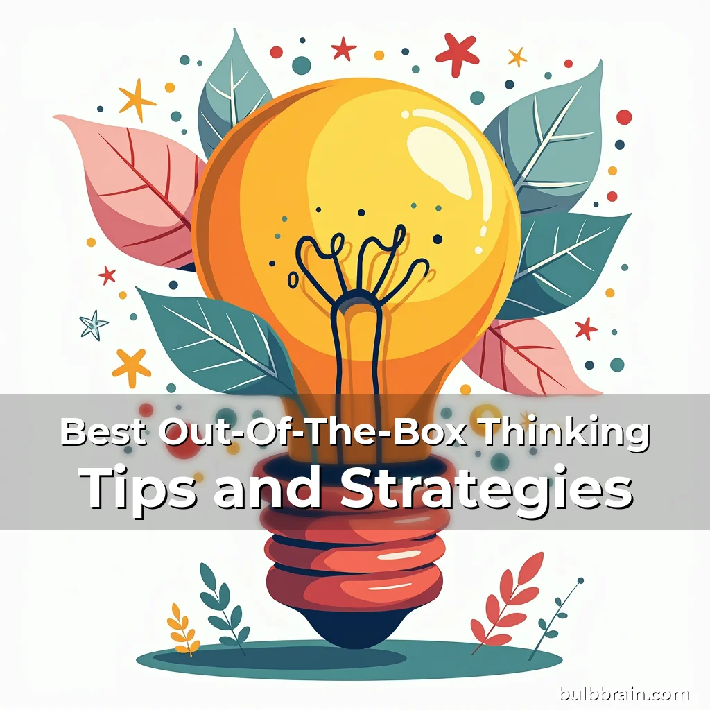 Artistic representation for Best Out-Of-The-Box Thinking Tips and Strategies