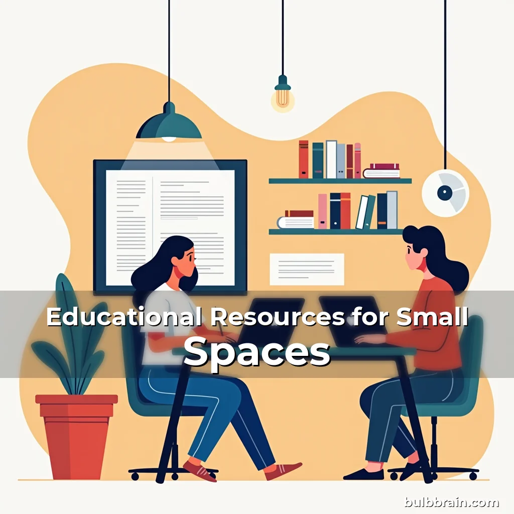 Artistic representation for Educational Resources for Small Spaces