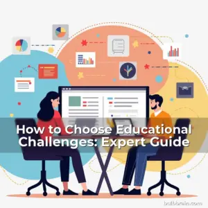 Artistic representation for How to Choose Educational Challenges: Expert Guide
